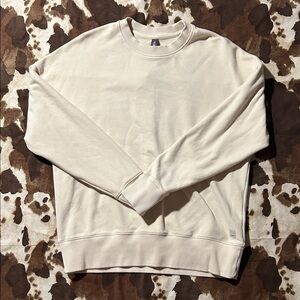 Vuori Cream Crewneck Sweatshirt XS